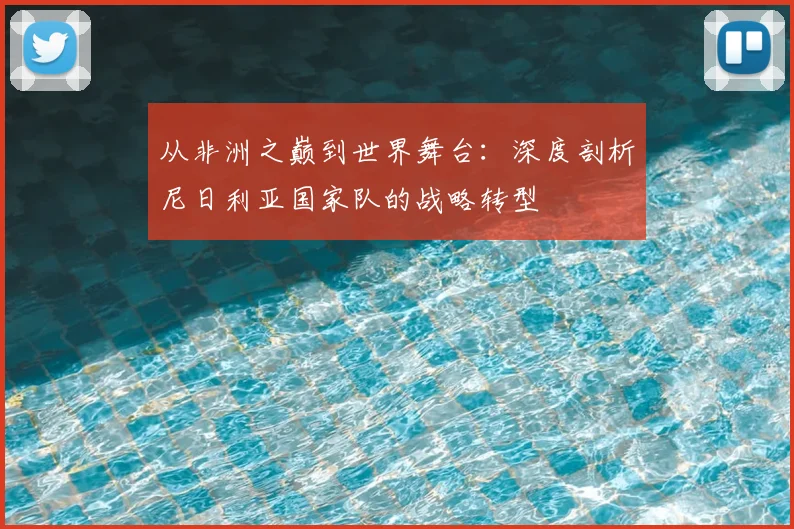 从非洲之巅到世界舞台：深度剖析尼日利亚国家队的战略转型