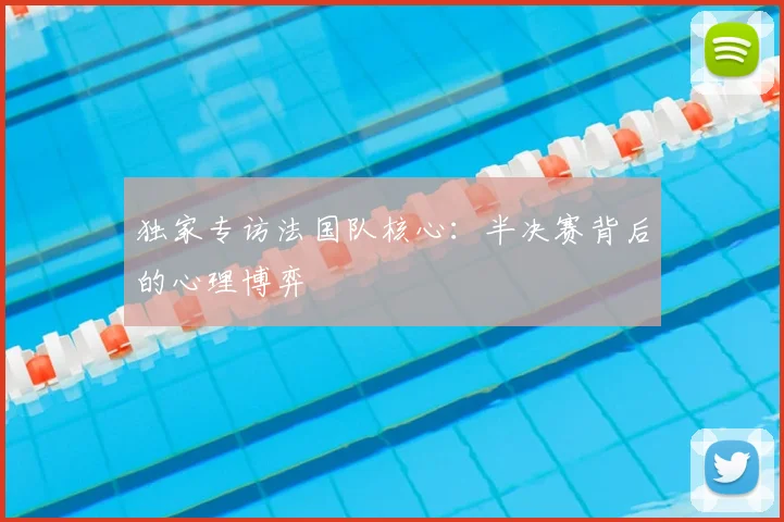 独家专访法国队核心：半决赛背后的心理博弈